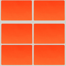 Etiquettes Orange Autocollante 50×80 mm