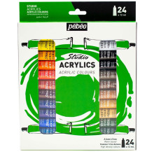 Etui 24 Tubes Studio Acrylics - Pébéo