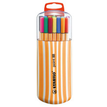 Etui De 20 Stylos Feutre Pointe Fine 88 - Stabilo