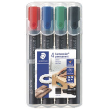 Etui de 4 Marqueurs Permanent Lumocolor - Staedtler