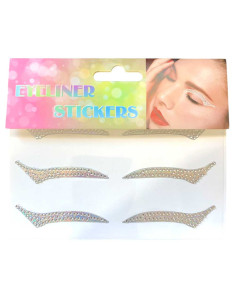 Eyeliner Sticker, Argent