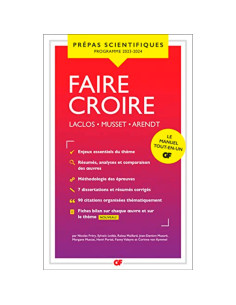 Faire croire - Prépas scientifiques 2024 - Nicolas Fréry, Sylvain Ledda, Raïssa Maillard, Jean-Damien Mazaré