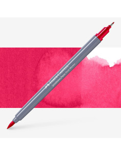Feutre Aquarelle Goldfaber Double Pointe 126 Carmin Permanent - Faber-Castell