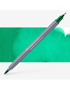 Feutre Aquarelle Goldfaber Double Pointe 163 Vert Emeraude - Faber-Castell