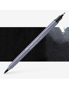 Feutre Aquarelle Goldfaber Double Pointe 199 Noir - Faber-Castell