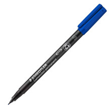 Feutre Permanent Lumocolor Fine 0.4mm, Bleu - Staedtler