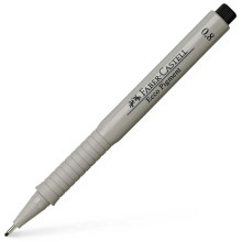 Feutre Technique Fine Ecco Pigment Noir 0.8mm, Faber-Castell - Réf.166899