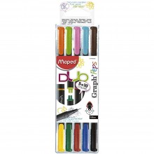 Feutres Graph'Peps Duo 5pcs Maped - Réf.749250