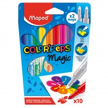 Feutres Magiques Color'Peps Magic 10pcs - Maped