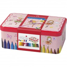 Feutres Pen Connector Ballerine, Boite Métal 33pcs - Faber-Castell