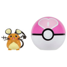 Figurine Pokemon Clip 'N' Go Dedenne + Love Ball