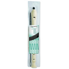 Flûte Soprano Maped Avec Manche Baroque Blanc - Réf.040702