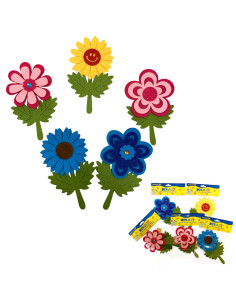 Fleurs Décoratives en Feutrine Lègère (1pcs)