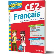 Français CE2 8/9ans - Nouveau Cahier du jour Cahier du soir - Magnard