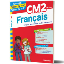 Français CM2 10/11ans - Nouveau Cahier du jour Cahier du soir - Magnard