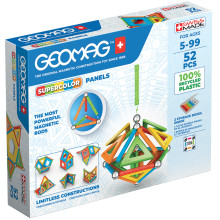 Geomag Classic Supercolor Panels Recycled, 52pcs