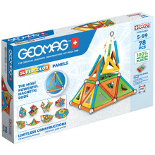 Geomag Classic Supercolor Panels Recycled, 78pcs