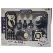 Get married table wear suit