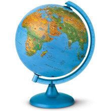 Globe Terrestre Lumineux Orion Français Bleu, 25cm - Tecnodidattica