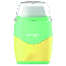 Gomme + Taille-Crayons Pastel 2 Trous, Keyroad - Réf.972412