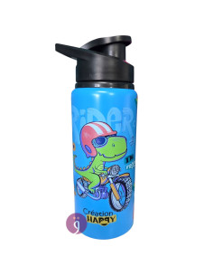 Gourde en Acier Inoxydable, Dino Happy - Réf.TFK25004