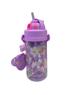 Gourde en Plastique avec Paille 450 ml