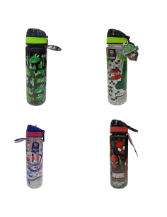 Gourde en Plastique avec Paille 650 ml - Réf.2002A