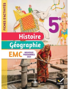 Histoire-Géographie EMC 5e – Livre scolaire Cycle 4