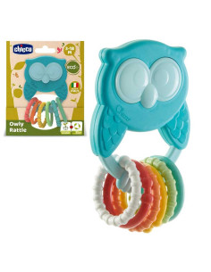 Hochet Hibou avec Anneau Eco+ Chicco