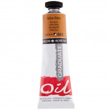 HUILE DALER ROWNEY 38 ML OCRE JAUNE 663 GRADUATE