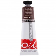 HUILE DALER ROWNEY 38 ML TERRE D'OMBRE BRULEE 223 GRADUATE