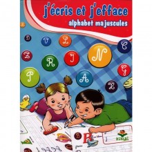 J'ECRIS ET J'EFFACE MAJUSCULES - KITABI