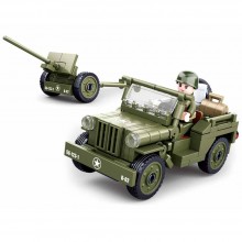 Jeep Alliée Emblématique de Sluban - Réf.M38-B0853