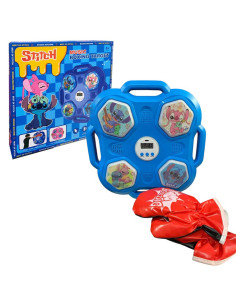 Jeu de Boxe Musicale Pour Enfant, avec Gants - Stitch