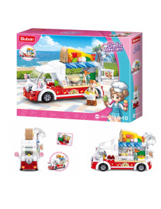 Jeu de Construction - Camion Pizza - Sluban