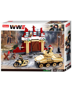 Jeu de Construction Militaire WWII, 479 Pcs - Sluban