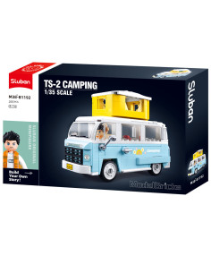 Jeu de construction TS-2 Camping Van Aménagé 1/35, 265 pcs - Sluban