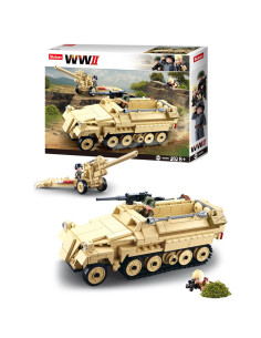 Jeu de Construction Véhicule Militaire WWII, 460 pcs - Sluban