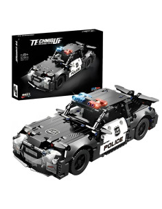 Jeu de Construction Voiture de Police Technique, 473pcs