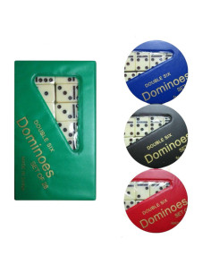 Jeu de Dominos Double Six 28 Pcs avec Étui