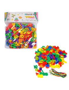 Jeu Educatif Chiffres & Lettres à Enfiler