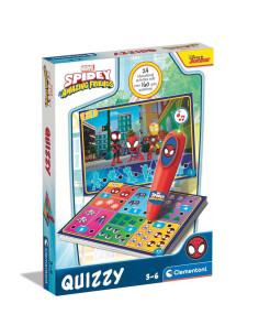 Jeu Educatif Spidey Amazing Friends avec Stylo Interactif, Quizzy - Clementoni
