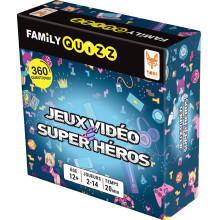 Jeu Family Quizz Jeux Vidéo & Super Héros - 360 Questions