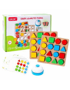 Jeu Puzzle en Bois, Géométrique