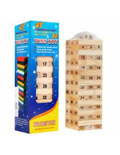 JEUX EDUCATIF BOIS BATON 54P  WOODY'S SIMPLE