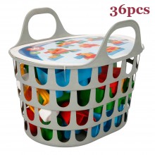 Jumbo Blocks - Lego en Panier 36pcs - Pilsan
