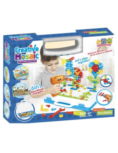 Kit Construction Mosaïque 6en1 avec Perceuse Électrique
