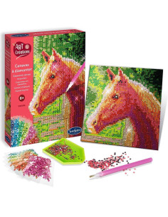 Kit Créatif Canevas à Diamanter Cheval Art & Créations - Sentosphère