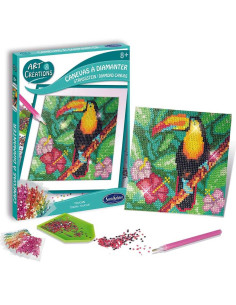 Kit Créatif Canevas à Diamanter Toucan Art & Créations - Sentosphère