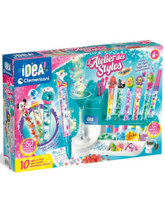Kit Créatif Personnalise Tes Stylos, Atelier des Stylos - Clementoni
